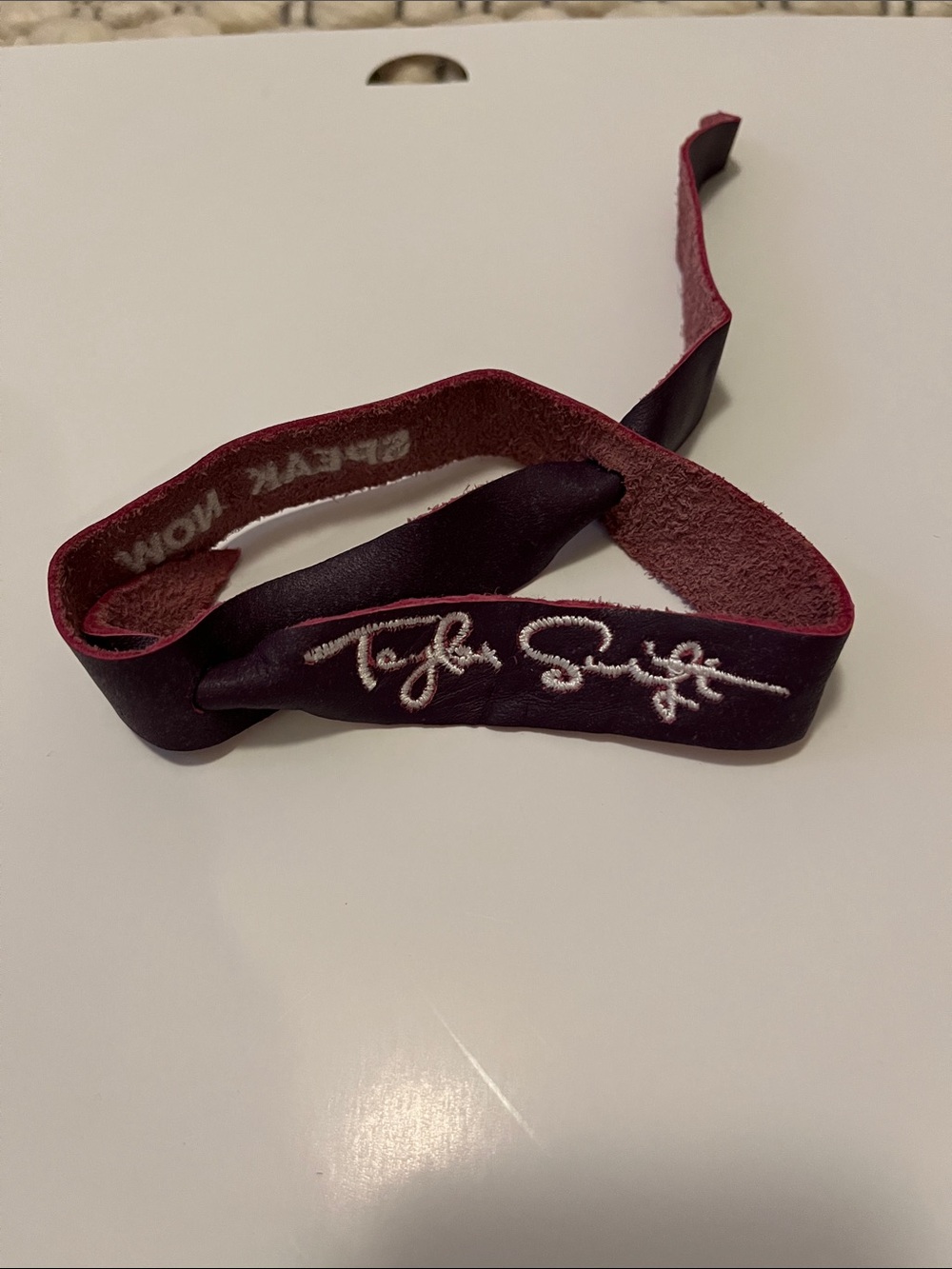 Taylor Swift Speak Now leather bracelet